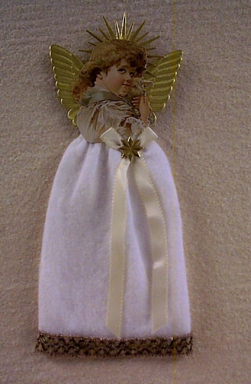 Cotton Batting Angel Ornament