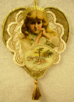 Angel with Lace Wings Ornament