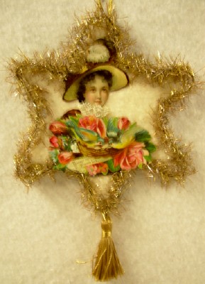 Edwardian Lady Cut-Out Ornament