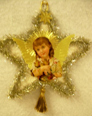 Angel with Dresden Wings Ornament