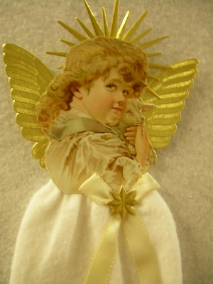 Cotton Batting Angel Ornament