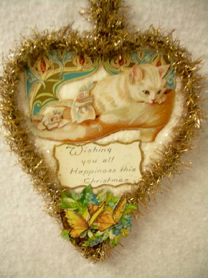 Kitten in a Shoe Cut-Out Ornament